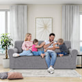 Miniatyrbild 7 av 8: Justerbara 3- och 2-sits sofföverdrag, Stort 3-sits sofföverdrag, Stretch sofföverdrag, Slitstarkt stretch sofföverdrag, Ljusgrå Light Grey Large 3-seater (215-250 cm)