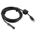 Pikkukuva 2 / 4: USB-C / Type-C virtalähde PD 65W pikalatauskaapeli Microsoft Surface Pro 2:lle, kaapelin pituus: 1,5 m Not Specified