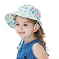 Miniatyrbild 6 av 9: Sommar Baby Solhatt Barn Utomhus Nacke Öron Skydd Anti UV-skydd Strandhattar Pojke Flicka Badhattar För 0-8 År Red triangle (for 3-8 years)