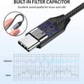 Miniatyrbillede 4 af 4: USB C til jack-adapter, USB Type C til 3,5 mm adapter, højopløselig DAC-chip.