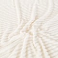 Miniatyrbilde 4 av 5: Koseteppe, 100 x 150 cm, hvitt fleeceteppe for sofa, mykt og varmt, barneteppe, mikrofiber, fluffy sofateppe, sofateppe 100*150cm