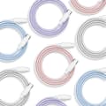 Miniatyrbilde 5 av 5: 20W PD USB C-kabel Kompatibel med iPhone 14 13 12 Pro Max Hurtiglading USB C-kabel Kompatibel med iPhone 12 Mini Pro Max Data USB Type C-kabel 1/ Blue 2M
