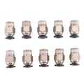 Pc4-M10 Han Lige Pneumatisk Pefe Rør Push Til -V6 Fitting Stik Bowden Ekstruder 3D Printer silver