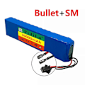 Miniatyrbillede 2 af 5: 36V 30Ah Højtydende 10s3p Li-ion Batteripakke med Multi-stik 350W 500W Multifunktionel Js Bullet-SM