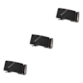 Miniatyrbild 4 av 5: 1/2/3/5 Herr Solid Automatiskt Spänne Spärr Läder Metall Bälte 3-Pack