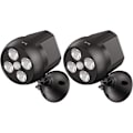 Miniatyrbillede 1 af 5: Udendørs Lampe med Bevægelsessensor Vandtæt, LED Projektør med Trådløs Sensor, Udendørs Sikkerhedslys (2-pak) 2pc