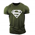 Pikkukuva 1 / 2: Superman Vascular treenipaita lyhythihainen T-paita TA Army Green S