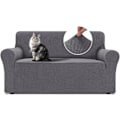 Miniatyrbild 1 av 8: Stretch Sofföverdrag, 2-sits Sofföverdrag, Soffskydd för Katter och Hundar, Repor, Husdjur, Grå, 1 Del Grey 2 seats (135-165 cm)