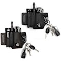 Miniatyrbilde 5 av 5: Multiverktøyhylster for belte, EDC lommeorganisator i skinn for menn, Leatherman-hylster med pennholder, nøkkelring, lommelykthylster, EDC skinnveske (Bro