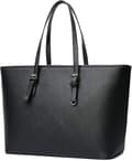 Dame shopper klassisk elegant håndtaske sort