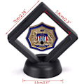 Miniatyrbillede 3 af 5: 3D flydende displaykasse, butiksvinduesramme, transparent displaystand, fo
