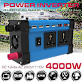 Miniatyrbilde 1 av 5: Inverter 4000w 12v Til 220v/110v Spenningsomformer Smart Fargeskjerm Dobbel Usb 3.6a Hurtiglading DC12V To 110V