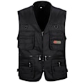 Miniatyrbilde 3 av 6: Fiskevest for menn, utendørs jakt, fottur, utendørs vest med lommer, grønn - Perfekt grønn green 2XL