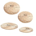 Miniatyrbilde 3 av 9: Tatami Futon Meditasjonspute tykk/tynn Rund Pute Maiskolbe Stråflettet Matte Japansk Stil Pute med Silkevatt Single Layer diameter 30