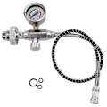 Miniatyrbilde 1 av 5: PCP fyllestasjon ladeadapter for dykkerflasker med G5/8\" DIN-adapter og 50cm slange