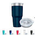 Miniatyrbillede 1 af 8: Kaffe Termokop 900ml (10 Farver) og Hånd- eller Bilbærende Tekop - Termokop i Rustfrit Stål med Låg, Rustfri Stål Kop. Azul Degradado