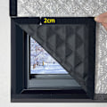 Miniatyrbilde 2 av 6: Vintervarme gardiner, isolerte vindtette forseglede vinduer, kuldebestandige og isolerte, skjermvinduer, skyggelegging, lydisolering width 100 height 110