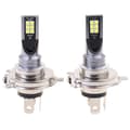 2x H4 200W 12000LM LED-billampor med glödlampor