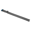 Miniatyrbillede 5 af 6: 20 mm metal mesh urrem i rustfrit stål med hurtigudløsning, generel urrem til Galaxy Watch, til Vivoactive HR, til Amazfit GTS 2 Mini, sort