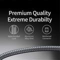 Miniatyrbilde 2 av 5: 3m 90-graders Type-C til Type-C kabel PD 60W USB 2.0 hurtiglading datakabel Black