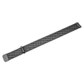 Miniatyrbillede 4 af 6: 20 mm metal mesh urrem i rustfrit stål med hurtigudløsning, generel urrem til Galaxy Watch, til Vivoactive HR, til Amazfit GTS 2 Mini, sort