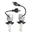 Miniatyrbilde 1 av 5: 2 x S2 H4 72W 8000LM LED-frontlykter Bil Hi/Lo Beam Auto Pærer 6000K Hvit S202412277175