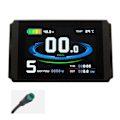 Miniatyrbilde 1 av 2: E-sykkel Display Kt-lcd8h LCD Skjerm Vanntett For Kt Kontroller E-bikeEUnyny B