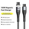 Miniatyrbilde 5 av 5: Baseus Catxc-q01 Sink Magnetisk Serie 100w Pd Usb-c / Type-c Til Usb-c / Type-c Hurtigladekabel