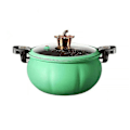 Miniatyrbild 1 av 5: Mikro Tryckkokare, Multifunktionell Pumpa Mikro Tryckkokare, Gryta Gas Spis Universal För Hem, Lägenhet, Kök Green - 5L
