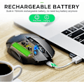 Miniatyrbilde 3 av 5: Bluetooth Mus, Oppladbar Trådløs Mus Multi-Enhet (Tri-Mode: BT 5.0/4.0+2.4Ghz), Stille, 3 DPI Justering, Ergonomisk Optisk Bærbar Mus