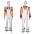 Miniatyrbillede 4 af 4: ABBA Kostume Cosplay Udklædning ABBA Pige Anni Agnetha Benny Bjorn Cosplay 70'er Kvinder Mænd Vintage Skjorte Halloween Karneval Kostume L L Agnetha