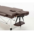 Miniatyrbillede 3 af 5: Sammenklappelig SPA Stol Hovedstøtte Pude til Salon Massagebord Ansigtsvugge Platform black