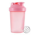 Miniatyrbilde 1 av 8: Protein Shaker Flaske Bærbar For Gym Og Utendørs PE Materiale red