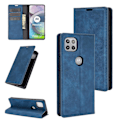 Miniatyrbilde 1 av 4: For Motorola Moto G 5G Magnetisk Suge Lær TPU-deksel Dark Blue