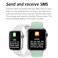 Miniatyrbillede 7 af 7: I7 Pro Max Smartwatch, Bluetooth-enhed, Opkald, pulsmåling, Silent Way, ultralavt strømforbrug i7 Pro max-black