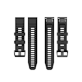 Pikkukuva 2 / 3: Silikoninen ranneke Garmin Fenix ​​​​6X:lle - 26 mm - musta
