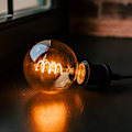 Miniatyrbillede 2 af 3: Forever Light LED-pære Filament E27 G95 4W 230V 2000K 250lm SF