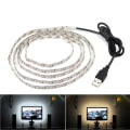 Miniatyrbillede 1 af 9: Usb-dreven tv-belysning 5 meter - Varm hvid