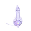 Miniatyrbillede 2 af 4: Onikuma K9 Gaming Headset med katteører og RGB-belysning - Lilla