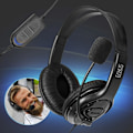 Miniatyrbild 2 av 2: Eaxus Gaming Headset med mikrofon - Svart