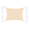 Miniatyrbillede 1 af 3: Solsejl 4 x 4 m - Beige
