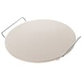 Pizzasten i kordierit Ø 32 cm med kromat ställ