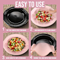 Miniatyrbillede 3 af 3: Genanvendelig slow cooker-foring i silikone til 6-8 QT crockpot