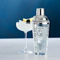 Pikkukuva 2 / 3: Lasinen cocktail-ravistelija 400 ml, jossa on resepti ja mittau