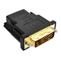Miniatyrbild 2 av 5: HDMI-adapter DVI-D hane till HDMI hona för digital anslutning