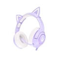 Miniatyrbillede 1 af 4: Onikuma K9 Gaming Headset med katteører og RGB-belysning - Lilla