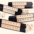 Miniatyrbild 1 av 6: Mahjongspel i kompakt format, komplett set för traditionellt ki