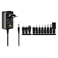 Miniatyrbillede 1 af 2: Universal strømadapter 3-12V - maks. 3,6 W og 0,3 A