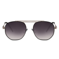 Pikkukuva 2 / 3: Unisex aviator-aurinkolasit – Kultainen kehys, mustat linssit,