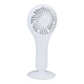Miniatyrbillede 1 af 2: Håndholdt ventilator - hvid, kompakt og bærbar
